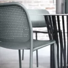 Zahradní židle z lakovaného kovu Made in Italy 2 kusy - Synergy Viadurini