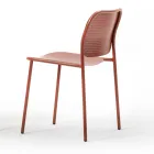 Zahradní židle z lakovaného kovu Made in Italy 2 kusy - Synergy Viadurini