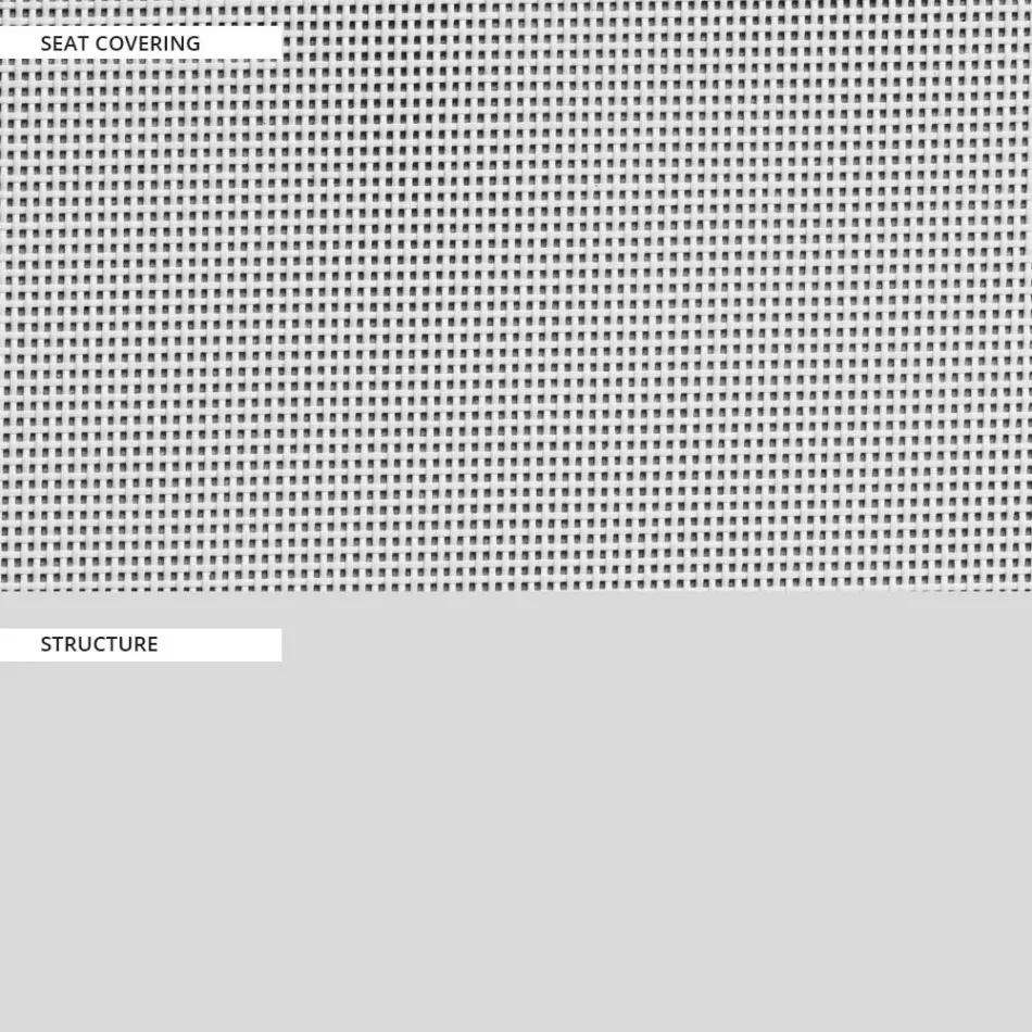 Zahradní židle z textilu a hliníku Made in Italy - Milanka Viadurini