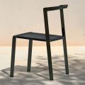 Zahradní židle z textilu a hliníku Made in Italy - Milanka