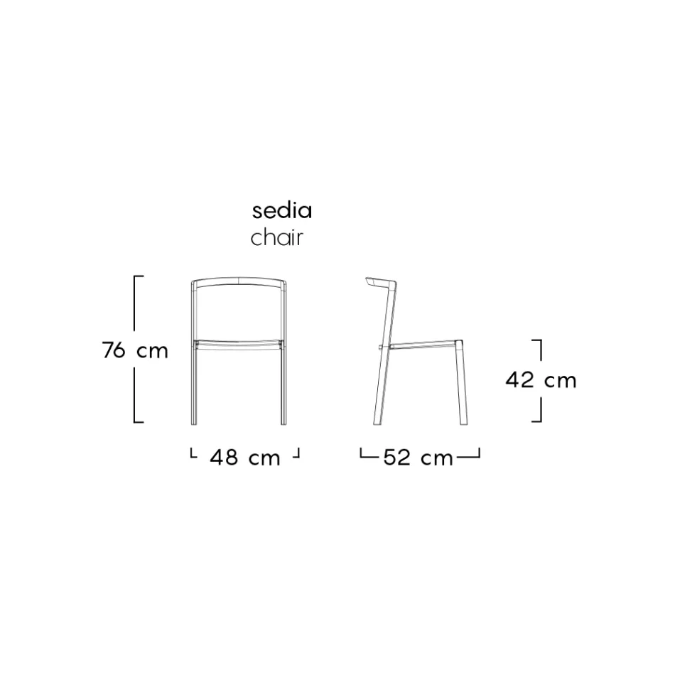 Zahradní židle z textilu a hliníku Made in Italy - Milanka Viadurini
