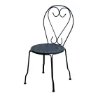 Zahradní židle vyrobená výhradně z kovu - Archiv Viadurini