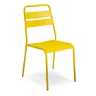 Zahradní židle vyrobená výhradně z kovu - stuha Viadurini