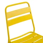 Zahradní židle vyrobená výhradně z kovu - stuha Viadurini