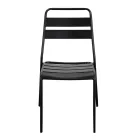 Zahradní židle vyrobená výhradně z kovu - stuha Viadurini