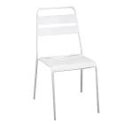 Zahradní židle vyrobená výhradně z kovu - stuha Viadurini