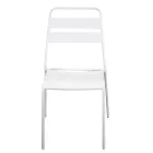 Zahradní židle vyrobená výhradně z kovu - stuha Viadurini