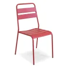 Zahradní židle vyrobená výhradně z kovu - stuha Viadurini