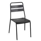 Zahradní židle vyrobená výhradně z kovu - stuha Viadurini