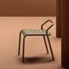 Hliníková konstrukce zahradního křesla Made in Italy - Noss by Varaschin Viadurini