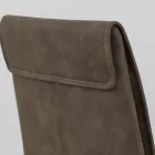 Pokojová židle s vysokým opěradlem z umělé kůže Made in Italy - Cleto Viadurini