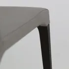 Pokojová židle z jasanového dřeva a koženky Made in Italy - Floki Viadurini