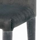 Plně polstrovaná a čalouněná jídelní židle vyrobená v Itálii - Neapol Viadurini