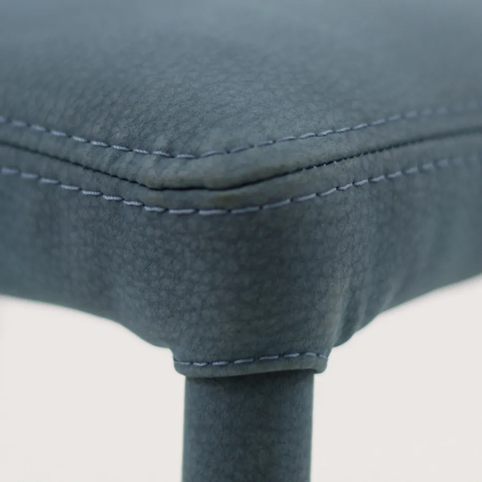 Jídelní židle plně čalouněná umělou kůží Made in Italy - Eloi Viadurini