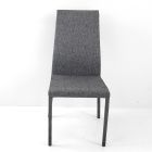 Jídelní židle plně čalouněná látkou Made in Italy - Roslin Viadurini