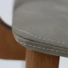 Jídelní židle s područkami z jasanového dřeva Made in Italy - Betsy Viadurini