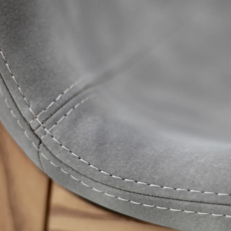 Jídelní židle s područkami z jasanového dřeva Made in Italy - Betsy Viadurini