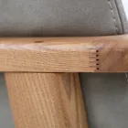 Jídelní židle s područkami z jasanového dřeva Made in Italy - Betsy Viadurini