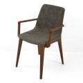 Jídelní židle s područkami z jasanového dřeva Made in Italy - Betsy