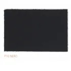 Jídelní židle s područkami potažená černou kůží Made in Italy - Meyer Viadurini