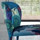 Jídelní židle se sedákem a čalouněnými nohami Made in Italy - Verona Viadurini