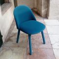 Designová jídelní židle potažená omyvatelnou látkou Made in Italy - Trilly