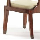 vyztužená konstrukce Jídelní židle ze dřeva hladký, L51xP53cm, Nicole Viadurini