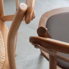 Jídelní židle z evropského buku v různých povrchových úpravách - Inay Viadurini