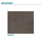 Kovová jídelní židle potažená mikrovláknem Made in Italy - Suzanne Viadurini