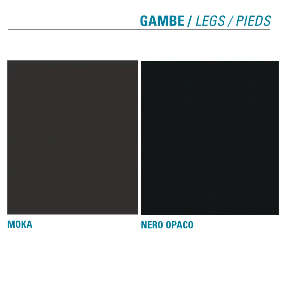 Kovová jídelní židle potažená mikrovláknem Made in Italy - Suzanne Viadurini