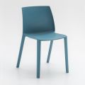 Jídelní židle z barevného polypropylenu Made in Italy, 4 kusy - Guenda