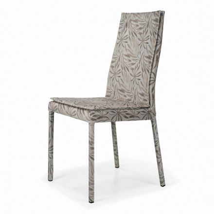 Celočalouněná židle do obývacího pokoje Made in Italy - Aosta Viadurini