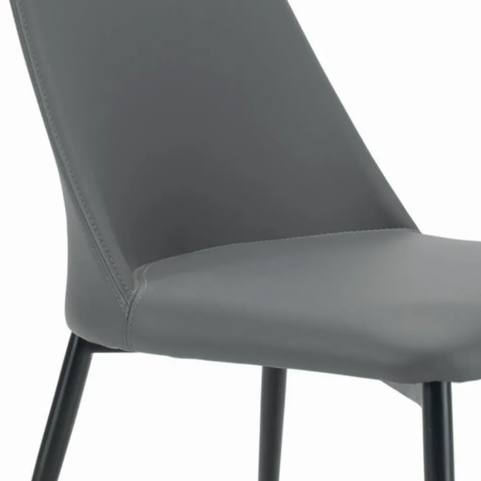 Židle do obývacího pokoje s ocelovými nebo dřevěnými nohami Made in Italy - Florence Viadurini