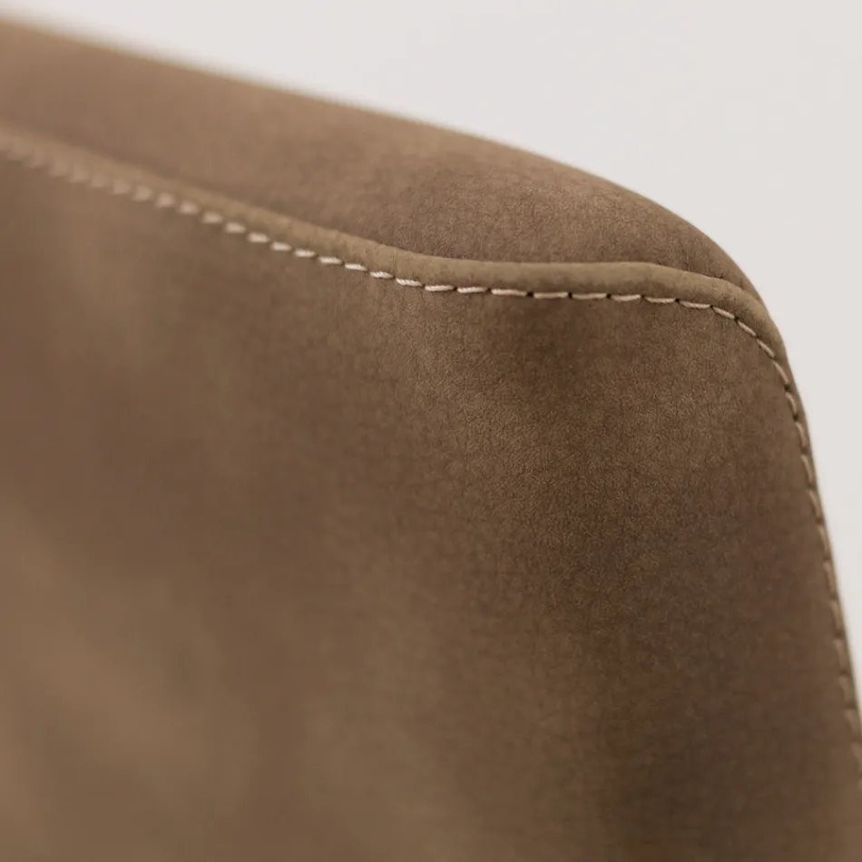 Židle do obývacího pokoje s vysokým opěradlem z umělé kůže Made in Italy - Orietta Viadurini