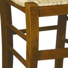 Židle do obývacího pokoje s dubovou konstrukcí Made in Italy - Brand Viadurini