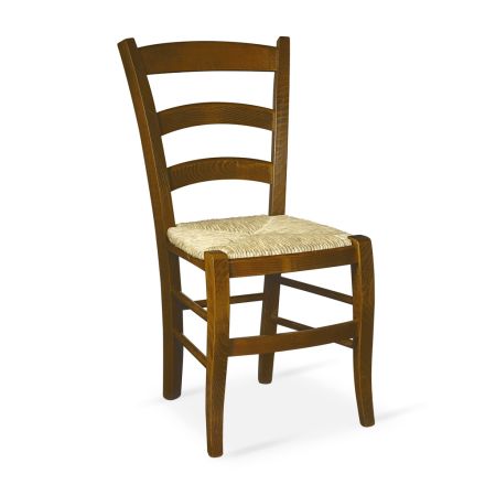 Židle do obývacího pokoje s dubovou konstrukcí Made in Italy - Brand Viadurini