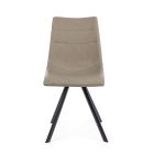 Židle do obývacího pokoje v moderním designu z oceli a ekokůže 4 kusy - Giugia Viadurini