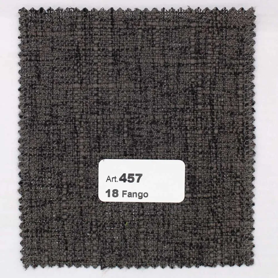 Židle do obývacího pokoje z mořeného jasanového dřeva a látky vyrobené v Itálii - Aspekt Viadurini