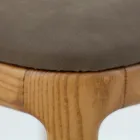 Židle do obývacího pokoje z mořeného jasanového dřeva Made in Italy - Lyanne Viadurini