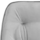 Židle do obývacího pokoje z lakovaného dřeva a sametového sedáku Made in Italy - Attendo Viadurini