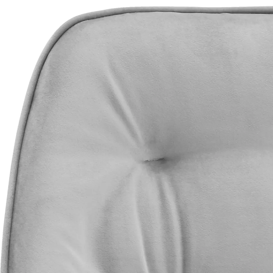 Židle do obývacího pokoje z lakovaného dřeva a sametového sedáku Made in Italy - Attendo Viadurini