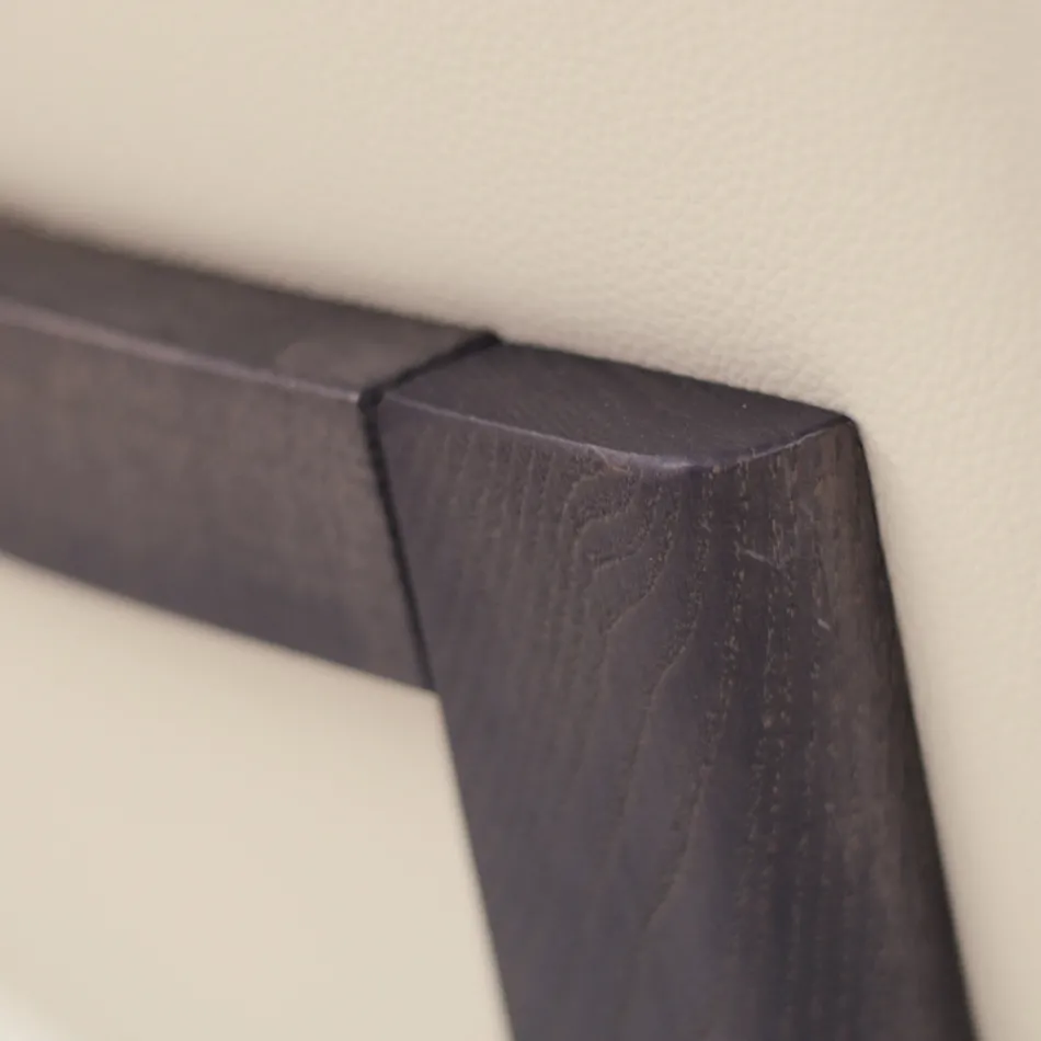 Židle do obývacího pokoje v barvě ledové kůže Made in Italy - Betsy Viadurini