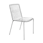 Židle do obývacího pokoje z plexiskla a železa Made in Italy, 2 kusy – Pumbaa Viadurini