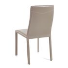 Židle do obývacího pokoje z regenerované kůže Ghiro Made in Italy - Garden Viadurini