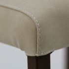 Židle do obývacího pokoje z umělé kůže s lakovanými nohami Made in Italy - Roslin Viadurini