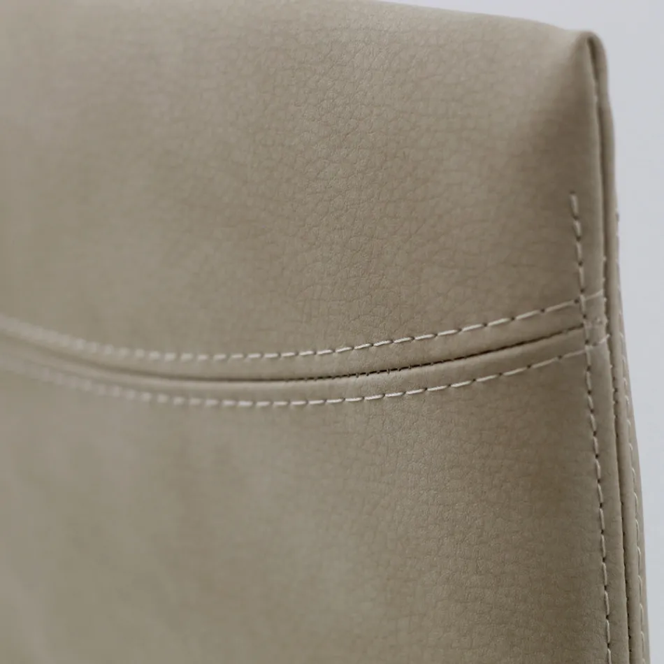 Židle do obývacího pokoje z umělé kůže s lakovanými nohami Made in Italy - Roslin Viadurini