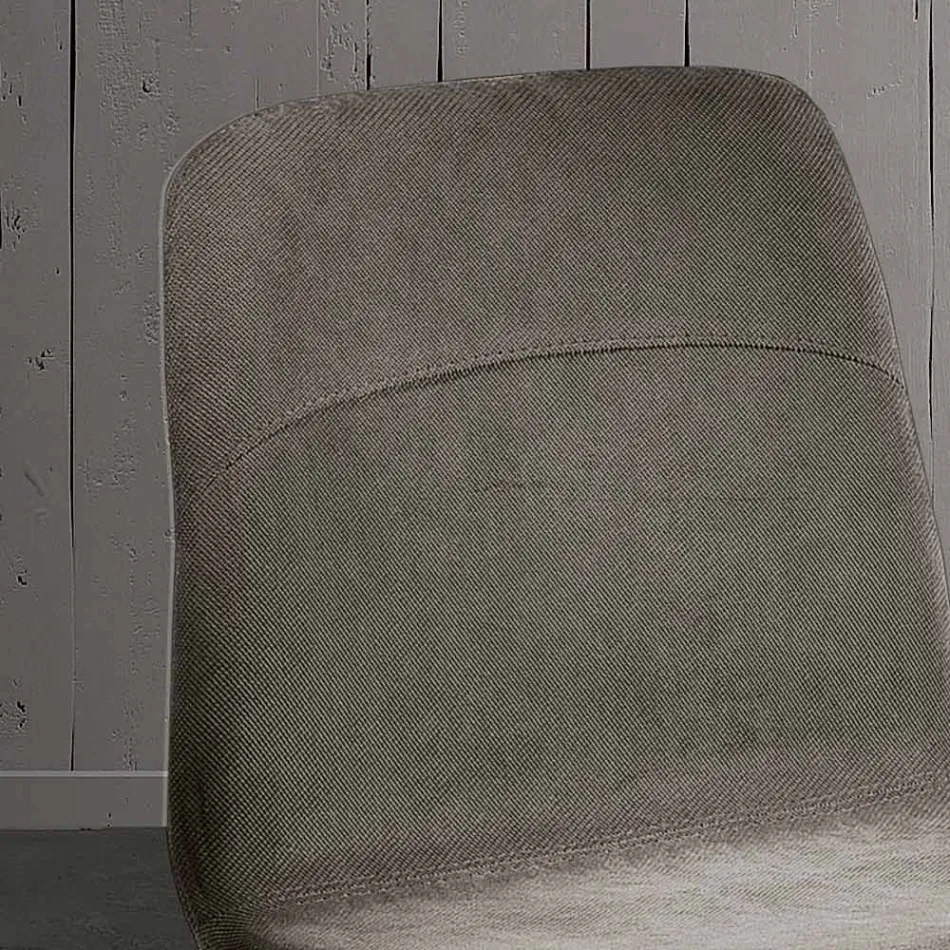 Moderní židle do obývacího pokoje z látky a kovu vyrobené v Itálii, Egypt Viadurini