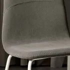 Moderní židle do obývacího pokoje z látky a kovu vyrobené v Itálii, Egypt Viadurini