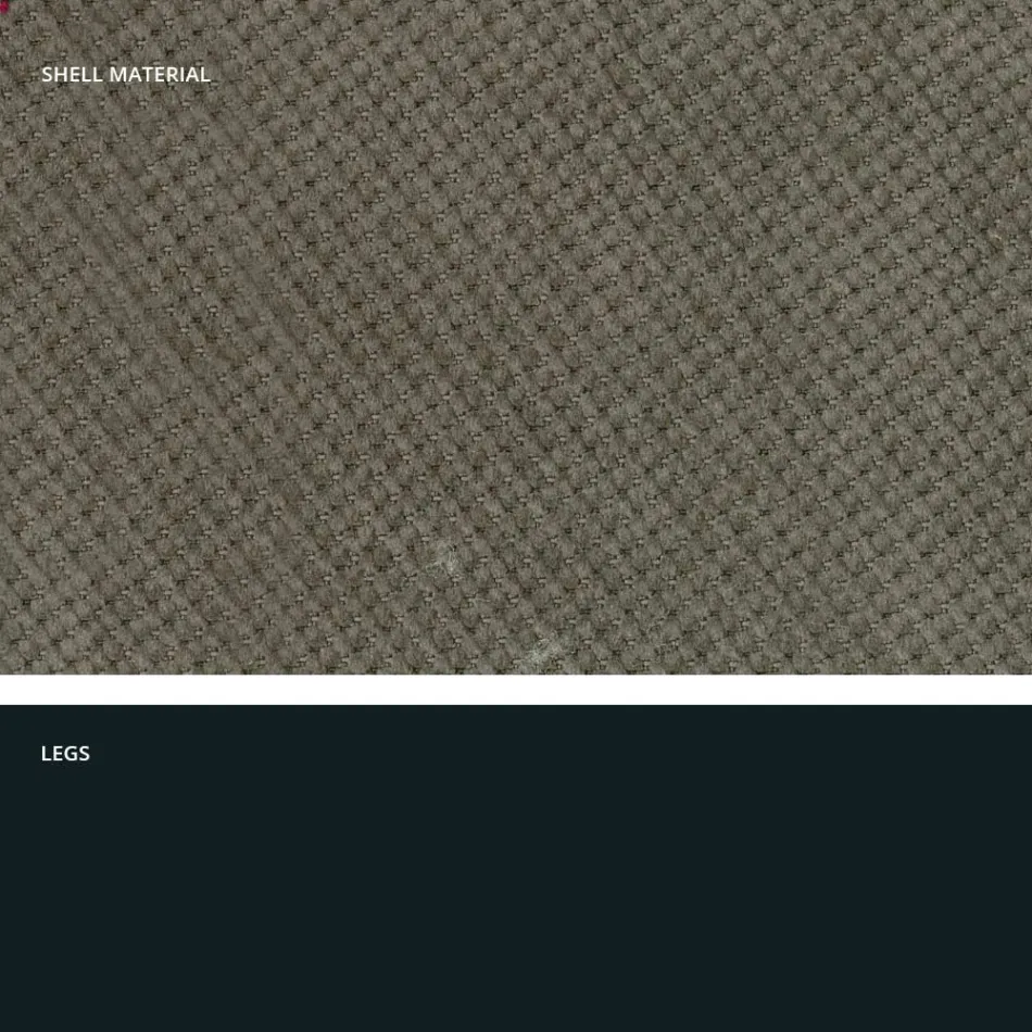 Moderní židle do obývacího pokoje z látky a kovu vyrobené v Itálii, Egypt Viadurini