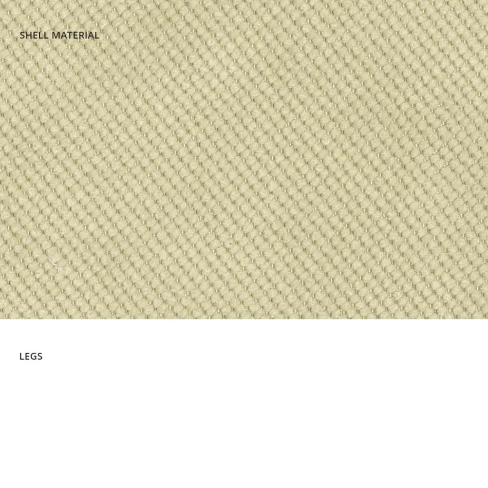 Moderní židle do obývacího pokoje z látky a kovu vyrobené v Itálii, Egypt Viadurini